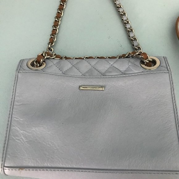 Blue Rebecca Minkoff Mini "Quilted Affair" Bag - Picture 3 of 6